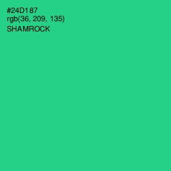 #24D187 - Shamrock Color Image