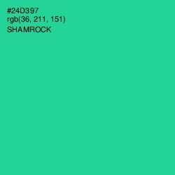 #24D397 - Shamrock Color Image