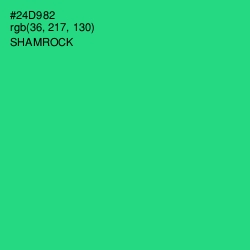 #24D982 - Shamrock Color Image