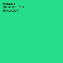 #24DD8D - Shamrock Color Image