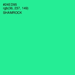 #24ED95 - Shamrock Color Image