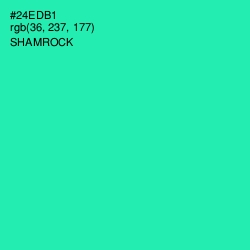 #24EDB1 - Shamrock Color Image