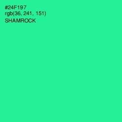 #24F197 - Shamrock Color Image