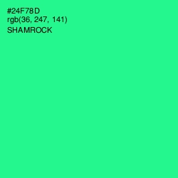 #24F78D - Shamrock Color Image