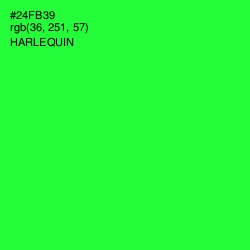 #24FB39 - Harlequin Color Image