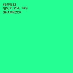 #24FE92 - Shamrock Color Image