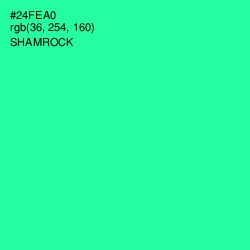 #24FEA0 - Shamrock Color Image