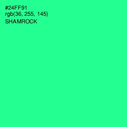 #24FF91 - Shamrock Color Image