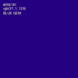 #250181 - Blue Gem Color Image