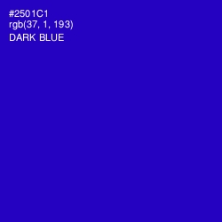 #2501C1 - Dark Blue Color Image