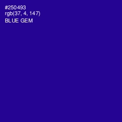 #250493 - Blue Gem Color Image
