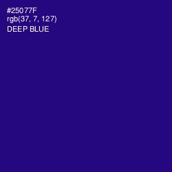 #25077F - Deep Blue Color Image