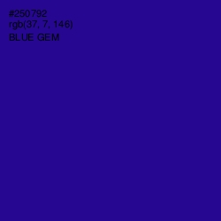 #250792 - Blue Gem Color Image