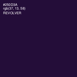 #250D3A - Revolver Color Image