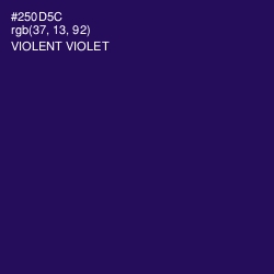 #250D5C - Violent Violet Color Image