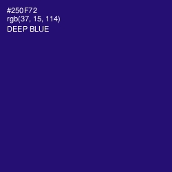 #250F72 - Deep Blue Color Image