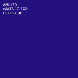 #25117D - Deep Blue Color Image
