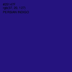 #25147F - Persian Indigo Color Image