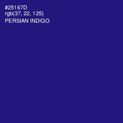 #25167D - Persian Indigo Color Image