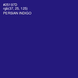 #25197D - Persian Indigo Color Image