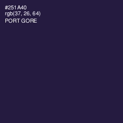 #251A40 - Port Gore Color Image