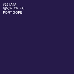 #251A4A - Port Gore Color Image