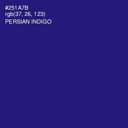 #251A7B - Persian Indigo Color Image