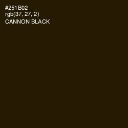 #251B02 - Cannon Black Color Image