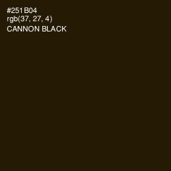 #251B04 - Cannon Black Color Image