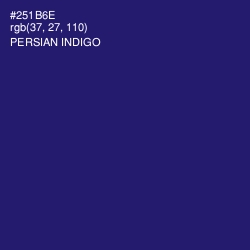 #251B6E - Persian Indigo Color Image