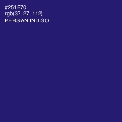 #251B70 - Persian Indigo Color Image