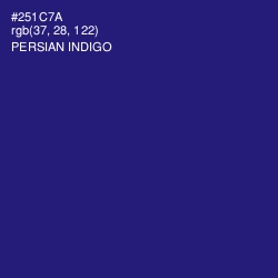 #251C7A - Persian Indigo Color Image