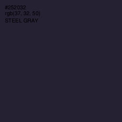 #252032 - Steel Gray Color Image