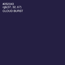 #252043 - Cloud Burst Color Image