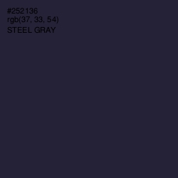 #252136 - Steel Gray Color Image