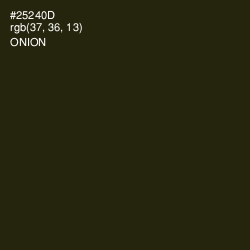 #25240D - Onion Color Image