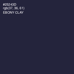 #25243D - Ebony Clay Color Image