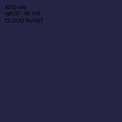 #252445 - Cloud Burst Color Image