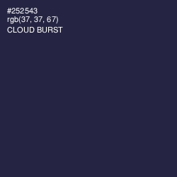 #252543 - Cloud Burst Color Image