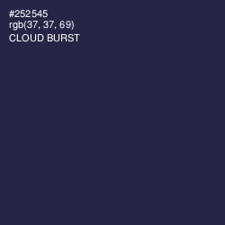 #252545 - Cloud Burst Color Image
