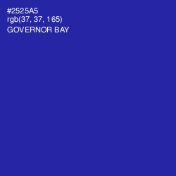 #2525A5 - Governor Bay Color Image