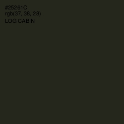 #25261C - Log Cabin Color Image