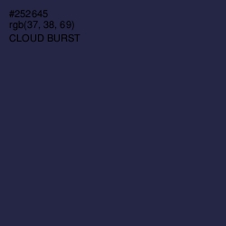 #252645 - Cloud Burst Color Image