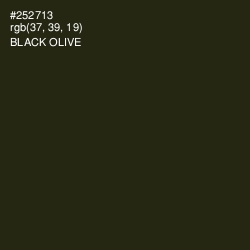 #252713 - Black Olive Color Image