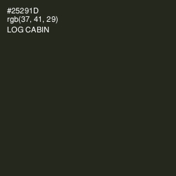 #25291D - Log Cabin Color Image