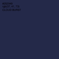 #252949 - Cloud Burst Color Image