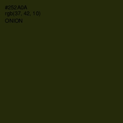 #252A0A - Onion Color Image