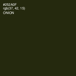 #252A0F - Onion Color Image