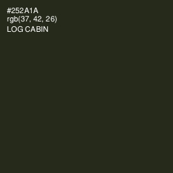 #252A1A - Log Cabin Color Image