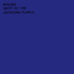 #252A80 - Jacksons Purple Color Image